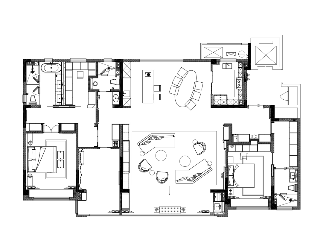 案例赏析|嘉兴璟湖苑|循水墨江南韵,探家居之美境(下)(图29) 平面图.jpg